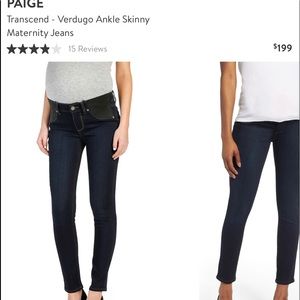 Paige Vertugo Ankle Skinny Maternity size 27